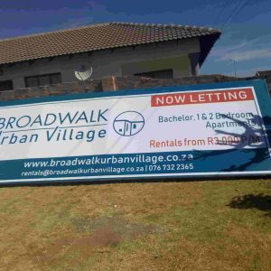 Outdoor advertising boards