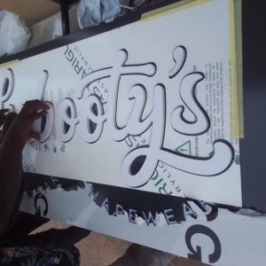 outdoor building signs